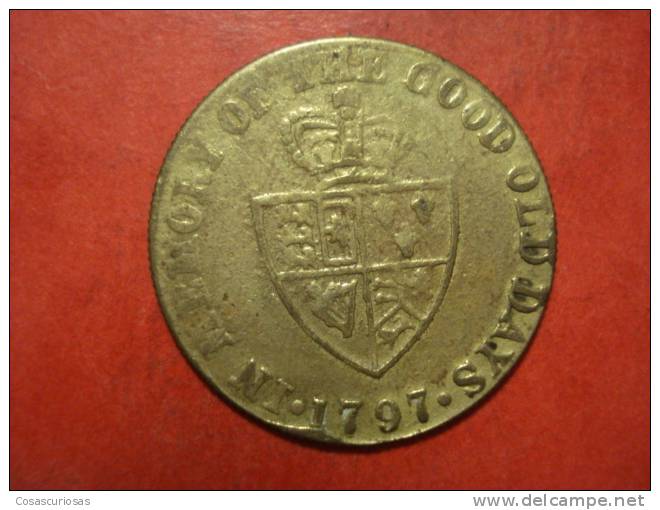 3281 UNITED KINGDOM UK  GEORGIUS III        AÑO / YEAR    1797  VF- - Andere & Zonder Classificatie