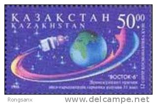 1998 KAZAKHSTAN Day Of Space 1v - Asia