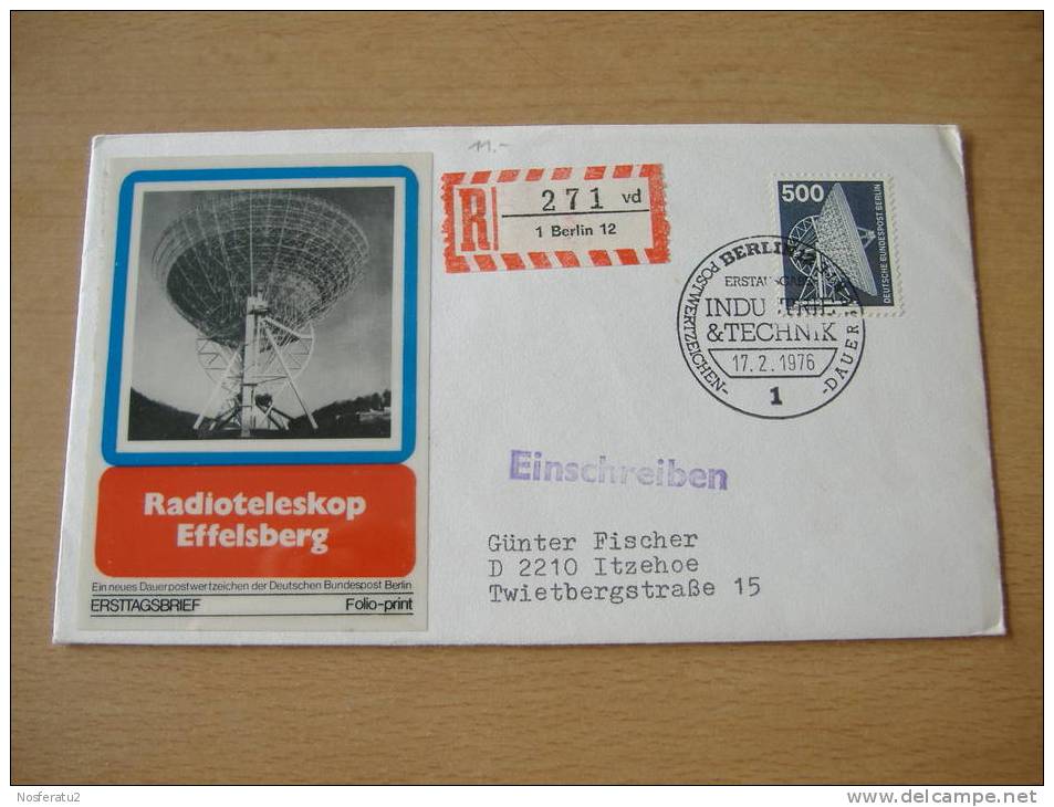 FDC Berlin MiNr. 507 Industrie Und Technik - Other & Unclassified