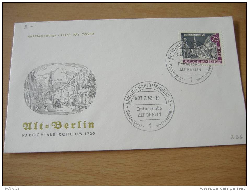 FDC Berlin MiNr. 226 Alt-Berlin - Parochialkirche - Other & Unclassified