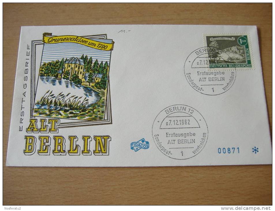 FDC Berlin MiNr. 229 Alt-Berlin - Grunewaldsee - Other & Unclassified