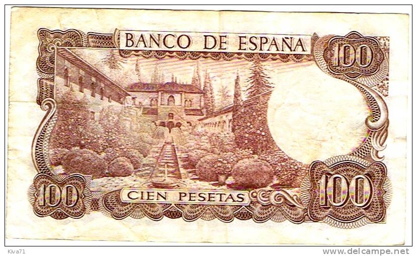 100 Pesetas  "ESPAGNE"   17  Novembre 1970   Bc31 - 100 Peseten