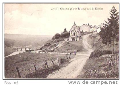 Belgique:CHINY(Luxembourg  ):Chapelle  Et Vue Du Vieux PONT St-Nicolas.1919. - Chiny