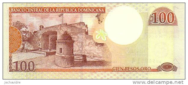 Républisue DOMINICAINE    100 Pesos Oro Emission De 2000    ***** QUALITE  XF + ***** - Dominicaine