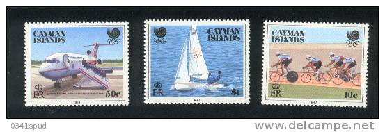 Jeux  Olympiques 1988  Cayman   **  Never Hinged  Cyclisme, Voile - Summer 1988: Seoul
