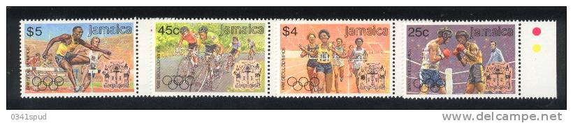 Jeux. Olympiques Séoul 1988  Jamaica   **  Never Hinged  Cyclisme, Boxe, Athlétisme - Estate 1988: Seul
