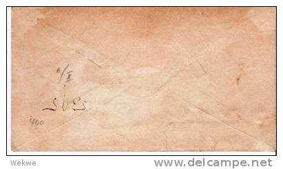 Brs211/ Burgwaldmiel (Pr.) 1873, Mi. 19+20, Plattenfehler, Gebrochenes C - Covers & Documents