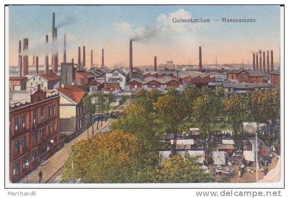 ALLEMAGNE.GELSENKIRCHEN . MANNESMANN  (cp état Coin Bas Droit Abimé) - Gelsenkirchen