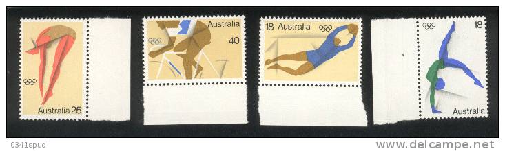Jeux Olympiques 1976  Australie  ** Never Hinged  TB Cyclisme, Plongeon, Football, Gymnastique - Summer 1976: Montreal