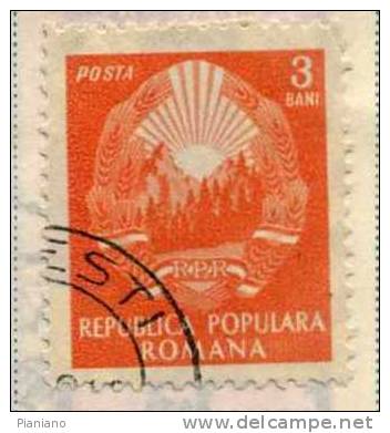 PIA - ROM - 1952-53 : Série Courante  - (Yv 1264A) - Used Stamps