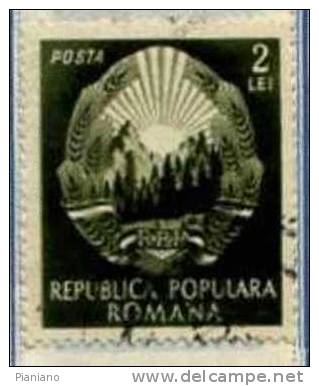 PIA - ROM - 1952-53 : Série Courante  - (Yv 1272) - Used Stamps