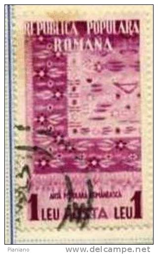 PIA - ROM - 1953 : Arts Populaires   - (Yv 1302) - Used Stamps
