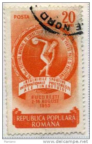 PIA - ROM - 1953 : 4° Festival Mondial De La Jeunesse  - (Yv 1308) - Used Stamps