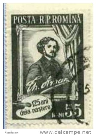 PIA - ROM - 1956 : 20° De La Mort De L'écrivain Russe Maxime Gorki - (Yv 1467) - Used Stamps