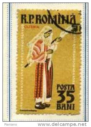 PIA - ROM - 1958 : Costumes Régionaux  - (Yv 1595) - Used Stamps
