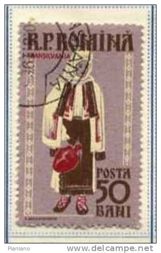 PIA - ROM - 1958 : Costumes Régionaux  - (Yv 1599) - Used Stamps