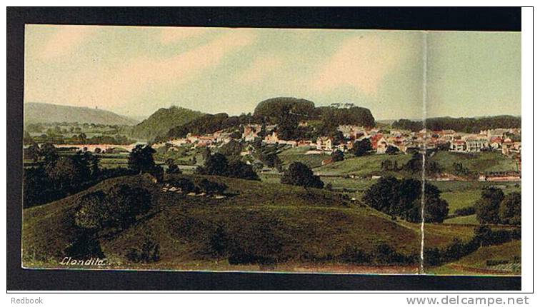 Super Double Panoramic Postcard Llandilo Pembrokeshire Wales - Ref 234 - Pembrokeshire