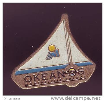 Pin´s Voilier OKEANOS Montpellier - Boats