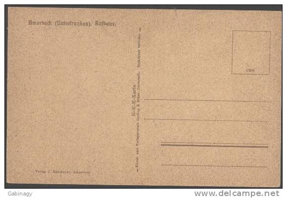 *GERMANY - AMORBACH-001 - RATHAUS - Amorbach