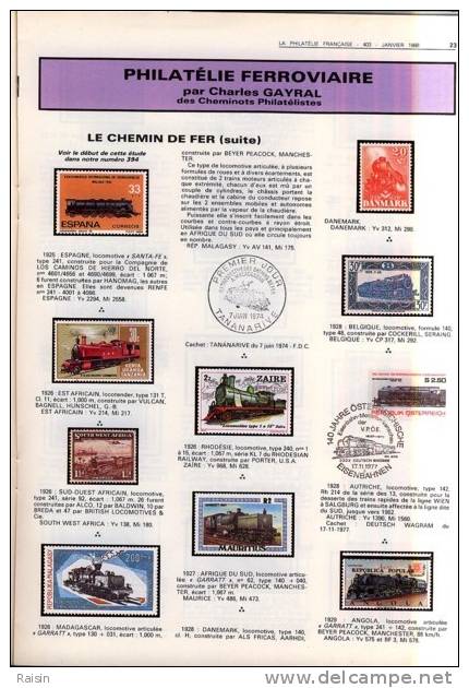 La Philatélie Française N°403 Janvier 1988 Carte Fédérale De La Journée Du Timbre 54 Pages TBE - Francés (desde 1941)