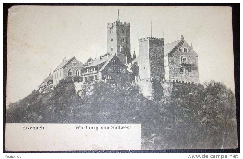 Germany,Eisenach,Wartburg ,Castle,Fortress,vintage  Postcard - Eisenach