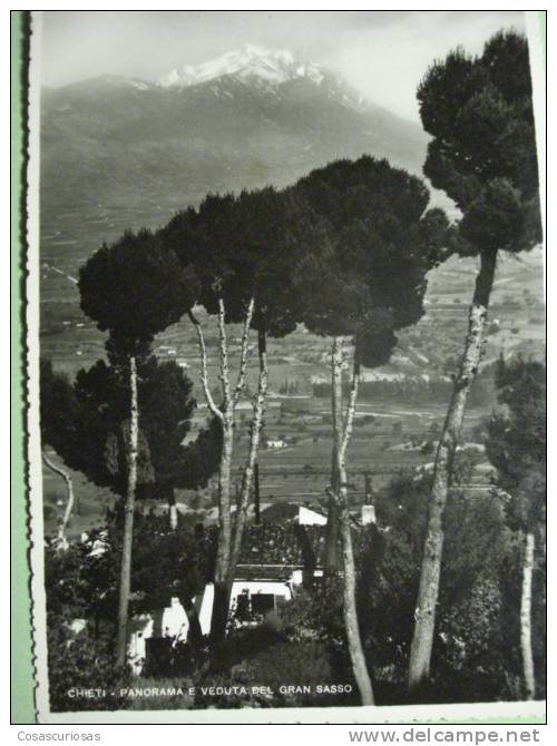 3379   ITALIA ITALY  CHIETI ABRUZZO   GRAN SASSO      AÑOS / YEARS / ANNI  1940 - Chieti