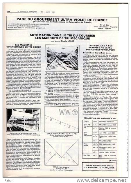 La Philatélie Française Organe Officiel N°405 31 Mars TBE - Französisch (ab 1941)