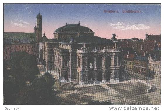 *GERMANY - AUGSBURG-006 - STADTTHEATER - 1925 - Augsburg