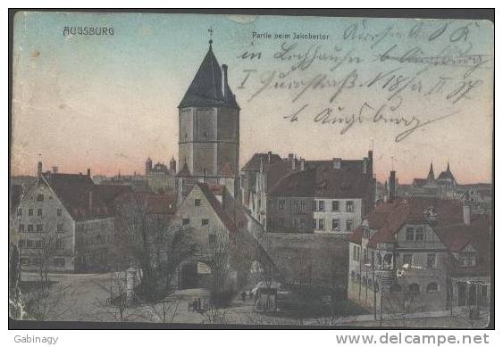 *GERMANY - AUGSBURG-007 - PARTIE BEIM JAKOBTOR - Augsburg