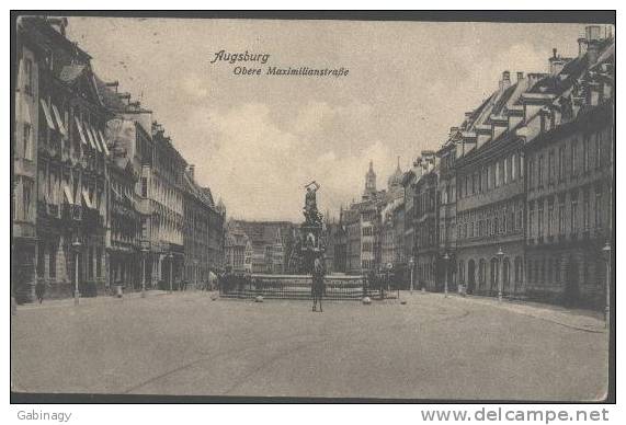 *GERMANY - AUGSBURG-010 - OBERE MAXIMILIANSTRASSE - 1918 - Augsburg