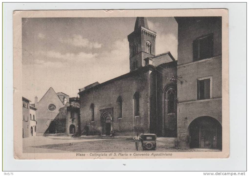Visso-macerata-collegiata   Di S.maria E Convento Agostiniano - Macerata