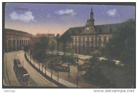 *GERMANY - CHEMNITZ-004 - TRAMWAY - 1916 - Chemnitz