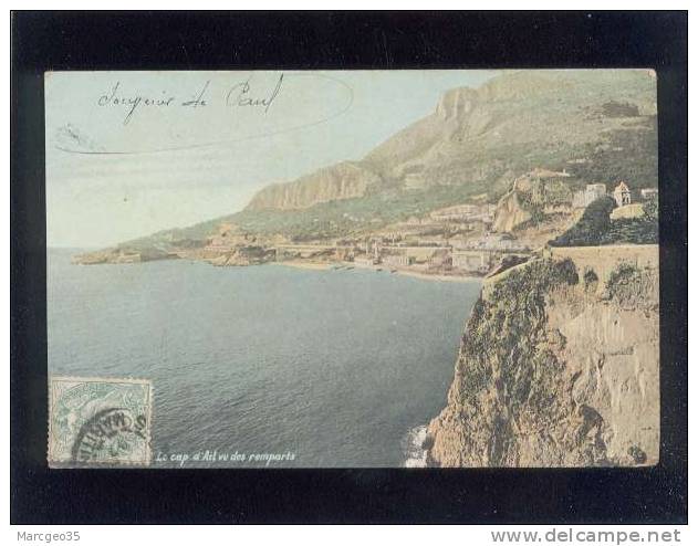 Le Cap D'ail Vu Des Remparts édit.aquaphoto LV N°? Belle Carte - Cap-d'Ail