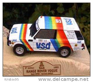 RANGE ROVER VOGUE VSD NOREV METGE GIROUX PARIS DAKAR 1981 1/43 - Rallye