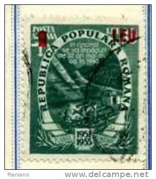 PIA - ROM - 1952 : Tp Du 1948-51 Avec Surcharge - (Yv P.A. 61) - Used Stamps