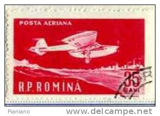 PIA - ROM - 1960 : Journée De L' Aviation Et 50° Du Premier Vol Roumain - (Yv P.A. 113) - Oblitérés