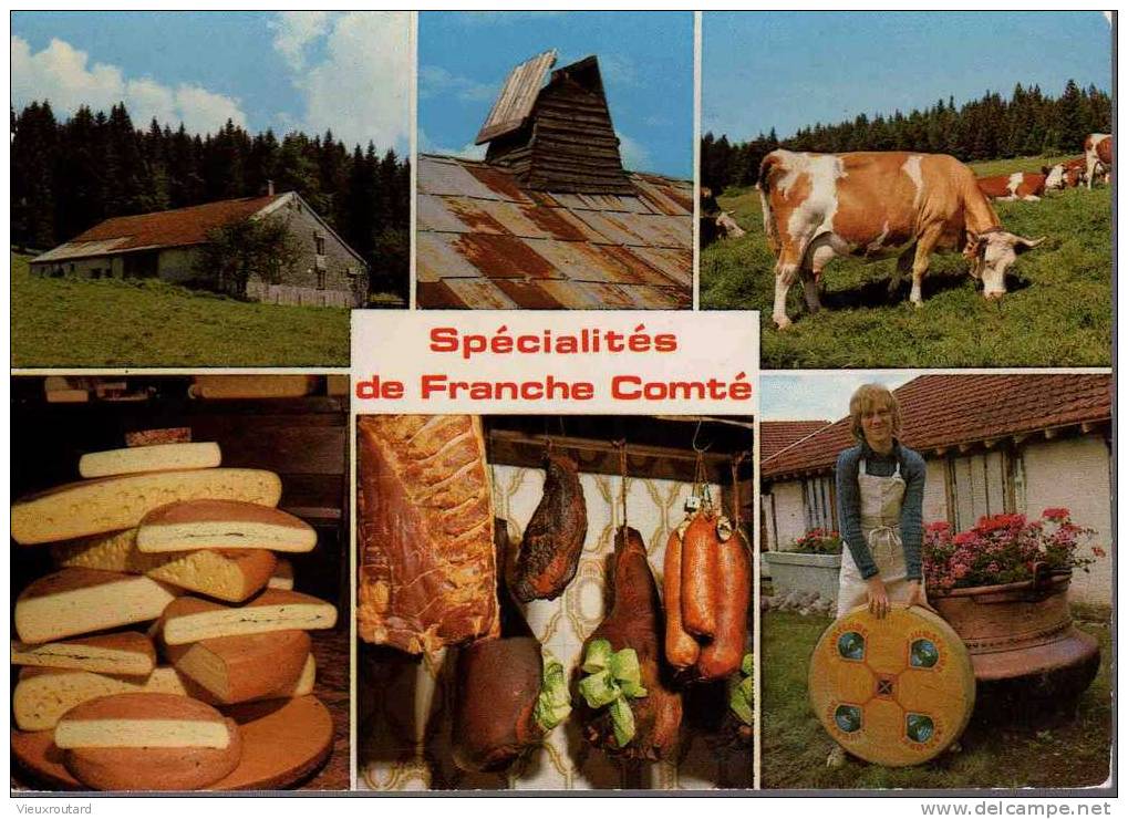 CPSM.  SPECIALITES DE FRANCHE COMTE. DATEE 1982. - Franche-Comté