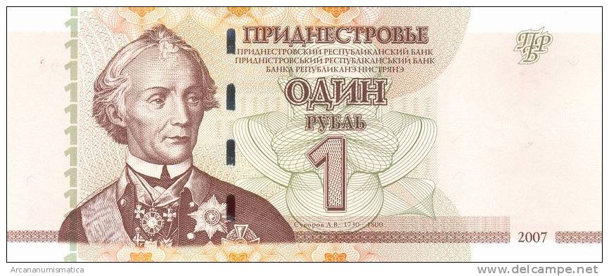 TRANSNISTRIA    1   RUBLO  2.007   SC/UNC/PLANCHA   DL-6433 A - Other - Europe