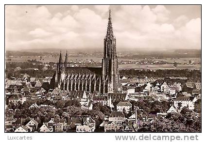 ULM/DONAU .  BLICK VOM MICHELSBERG. - Ulm