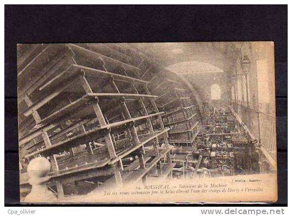 78 BOUGIVAL Usine, Intérieur, Machine Pour Elévation Des Eaux Chateau De Versailles, Roues à Aubes, Ed Abeille 29, 191? - Bougival