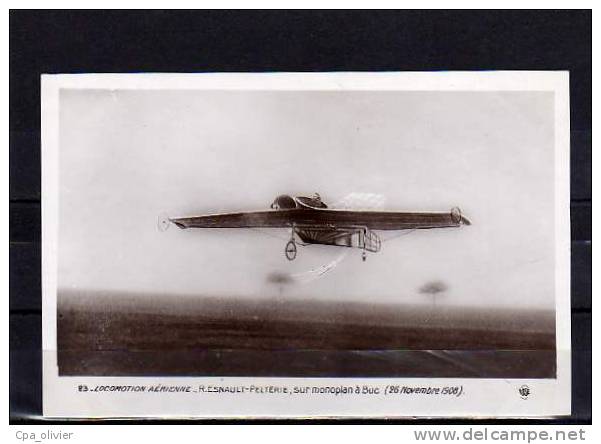 78 BUC Aviation, Aviateur, Esnault Peltreie Sur Monoplan, 11-1908, Style Carte Photo, Ed Rose 23, 190? - Buc