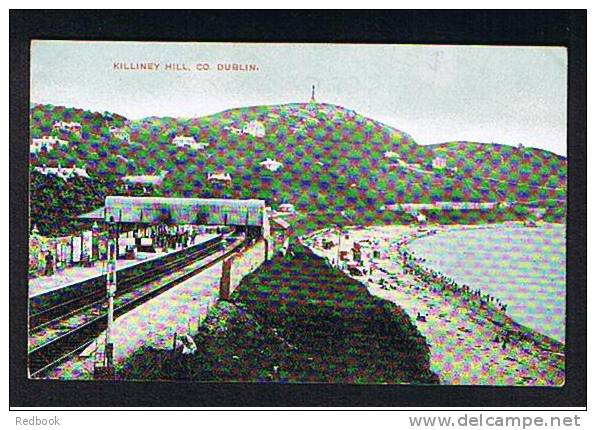 Early Postcard - Railway Station Killiney Hill County Dublin Ireland Eire - Ref 235 - Dublin