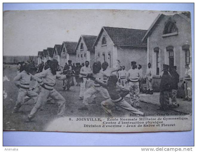 Escrime Sabre Fleuret Joinville Ecole Normale Militaire Gymnastique Etat - Fencing