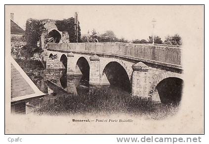 Carte Précurseur 1900 BONNEVAL -PONT ET PORTE BOISVILLE - Bonneval