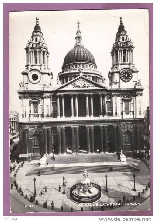 LONDON - ST.PAUL´S CATHEDRAL. Real Photograph - St. Paul's Cathedral