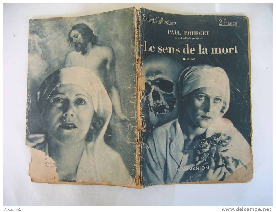 1934-ROMAN SELECT COLLECTION " LE SENS DE LA MORT" DE PAUL BOURGET - Aventura