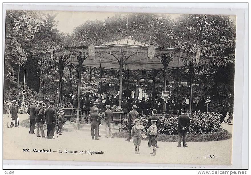 PRIX En BAISSE - VENTE DIRECTE:  CAMBRAI - Concert Au Kiosque à Musique - BELLE CARTE - Cambrai