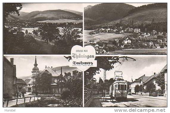 D-99891 Tabarz/Thür. Wald- Ansichten - Straßenbahn - Tram - Tabarz