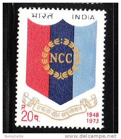 India 1973 National Cadet Corps 25th Anniversary MNH - Unused Stamps