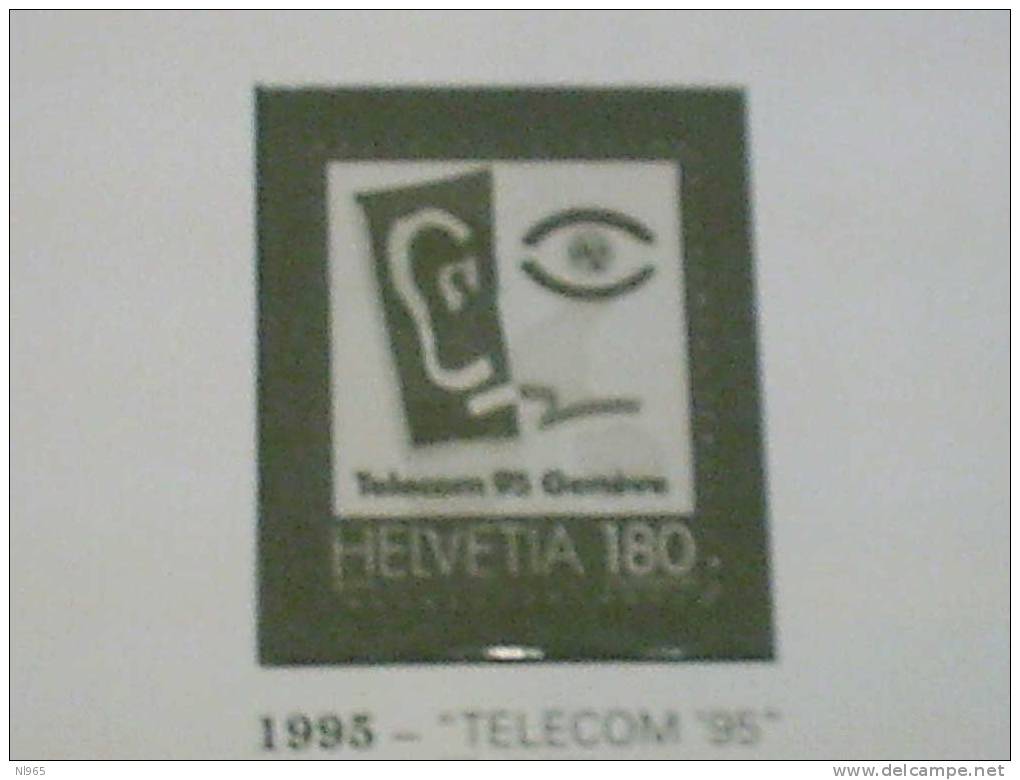 SVIZZERA ( SUISSE - SWITZERLAND ) ANNO 1995 TELECOM 95  ** MNH - Unused Stamps